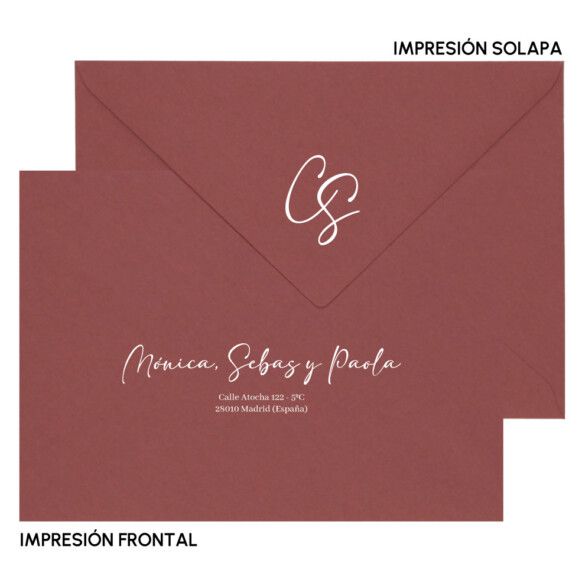 Impresión Personalizada Sobres - BLANCO