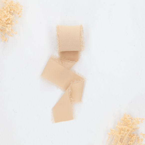 CINTAS DE SEDA | BEIGE