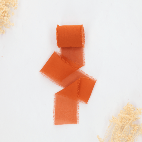 CINTAS DE SEDA | NARANJA
