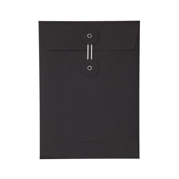 SOBRES CUERDA Y ARANDELA | C5 | 33 NEGRO